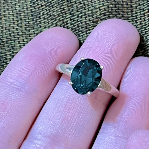 Kay Jewelers Jewelry - Chuck Clemency Green Emerald Sterling Silver 925 Designer Size 5 3/4 Ring